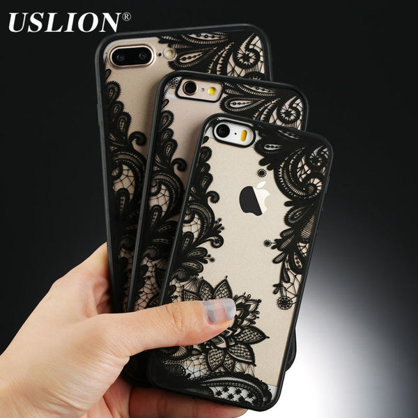 Sultry Detailed Lace Phone Case For Apple iPhone 7 6 6s 5 5s SE Plus iPhone7Plus