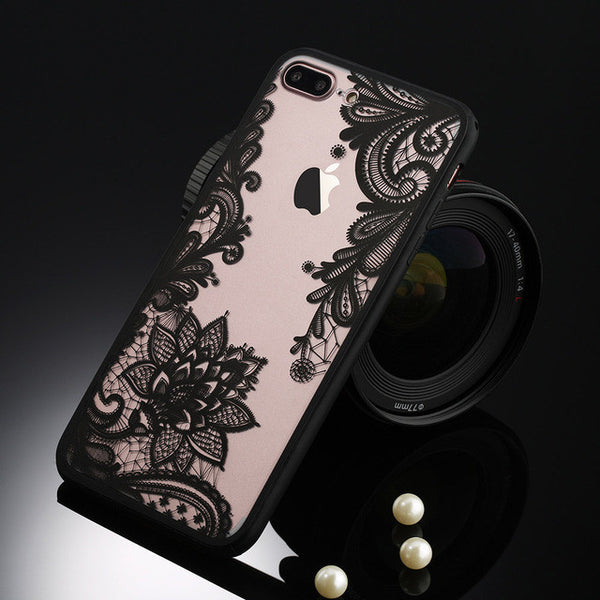 Sultry Detailed Lace Phone Case For Apple iPhone 7 6 6s 5 5s SE Plus iPhone7Plus