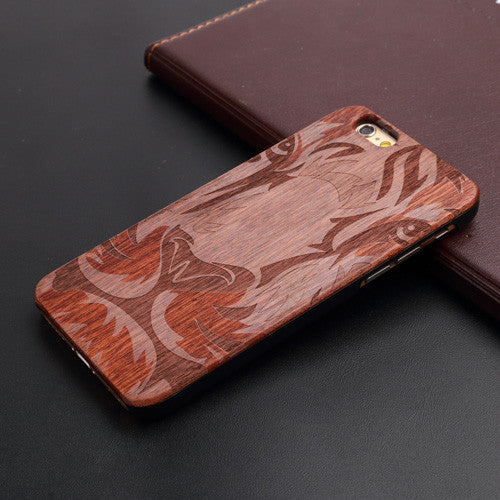 Lightweight Luxury Bamboo Wood Case For Iphone 5 5S 6 6S 6Plus 6S Plus 7 7Plus