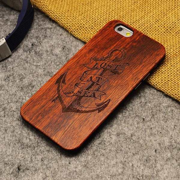 Lightweight Luxury Bamboo Wood Case For Iphone 5 5S 6 6S 6Plus 6S Plus 7 7Plus