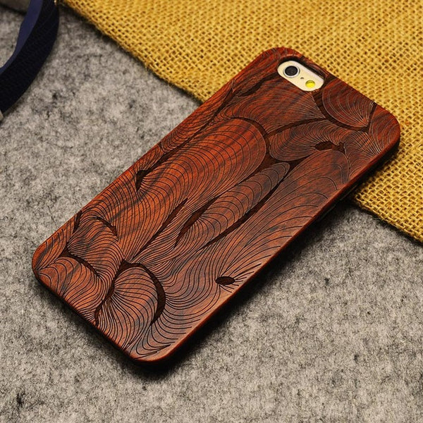 Lightweight Luxury Bamboo Wood Case For Iphone 5 5S 6 6S 6Plus 6S Plus 7 7Plus