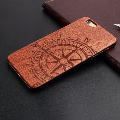 Lightweight Luxury Bamboo Wood Case For Iphone 5 5S 6 6S 6Plus 6S Plus 7 7Plus