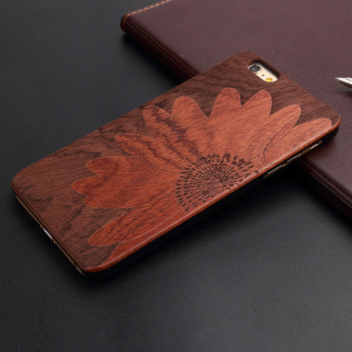 Lightweight Luxury Bamboo Wood Case For Iphone 5 5S 6 6S 6Plus 6S Plus 7 7Plus