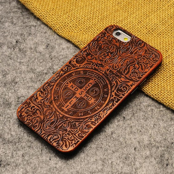 Lightweight Luxury Bamboo Wood Case For Iphone 5 5S 6 6S 6Plus 6S Plus 7 7Plus