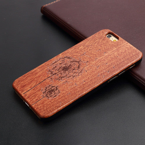 Lightweight Luxury Bamboo Wood Case For Iphone 5 5S 6 6S 6Plus 6S Plus 7 7Plus