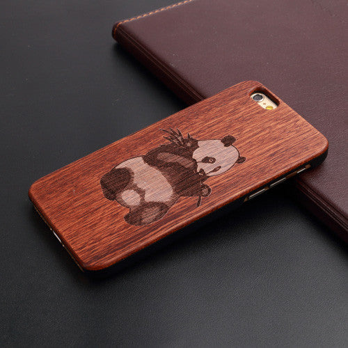 Lightweight Luxury Bamboo Wood Case For Iphone 5 5S 6 6S 6Plus 6S Plus 7 7Plus