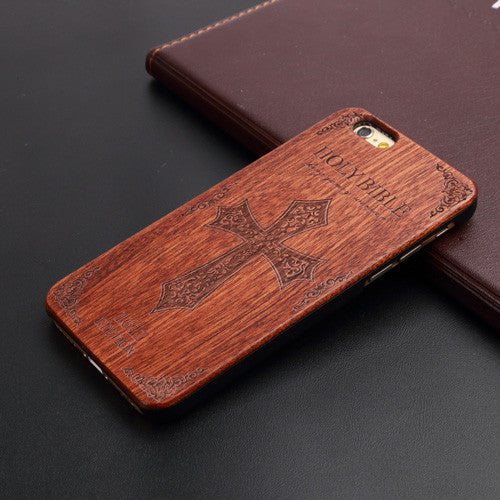 Lightweight Luxury Bamboo Wood Case For Iphone 5 5S 6 6S 6Plus 6S Plus 7 7Plus