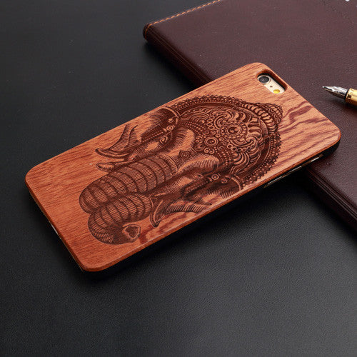 Lightweight Luxury Bamboo Wood Case For Iphone 5 5S 6 6S 6Plus 6S Plus 7 7Plus