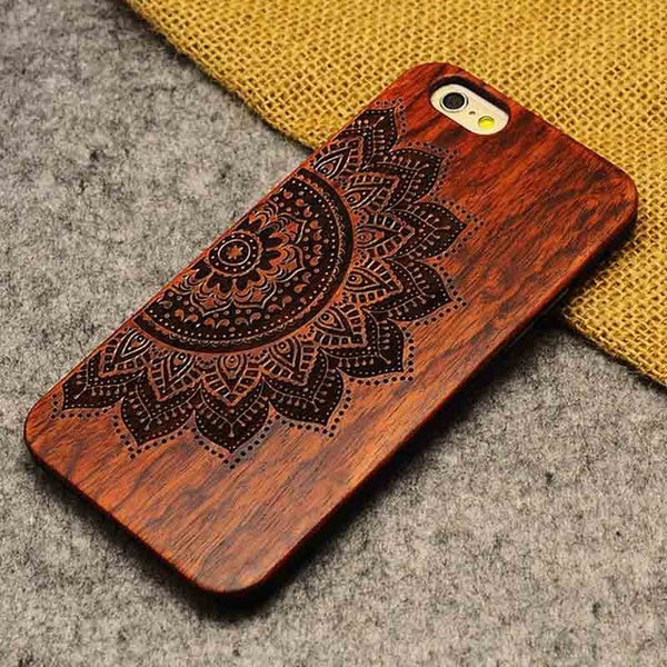 Lightweight Luxury Bamboo Wood Case For Iphone 5 5S 6 6S 6Plus 6S Plus 7 7Plus