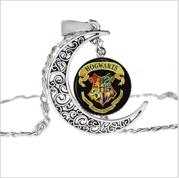 Harry Potter Time Glass Crystal Moonstone Necklace