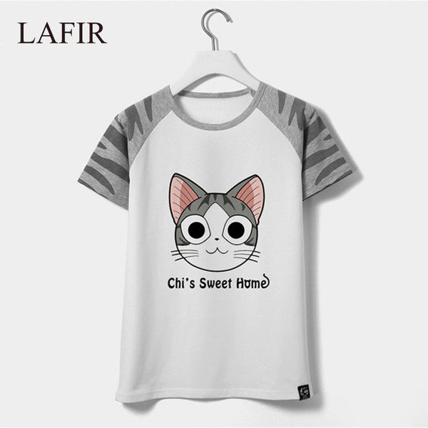 Harajuku Kawaii Cat Totoro Short Sleeve Cotton T shirt