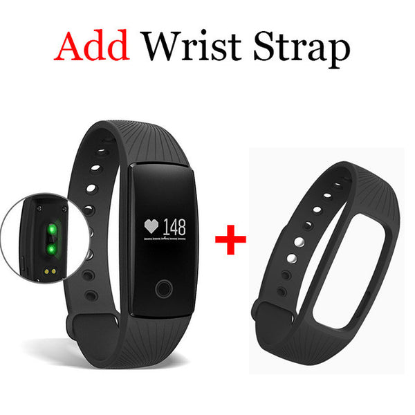 Smartband Heart Rate Monitor ID107 Fitness Flex Wristband for Android iOSt