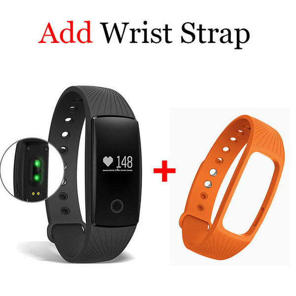 Smartband Heart Rate Monitor ID107 Fitness Flex Wristband for Android iOSt