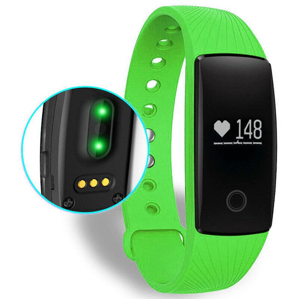 Smartband Heart Rate Monitor ID107 Fitness Flex Wristband for Android iOSt