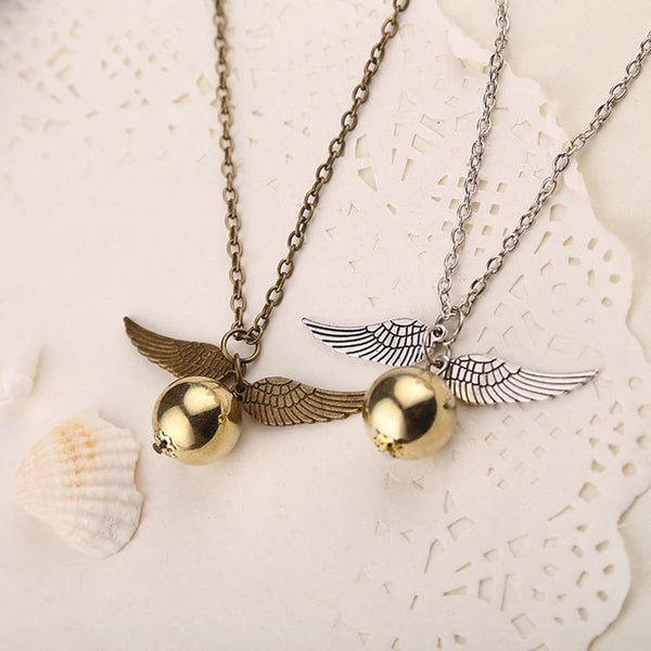 Harry Potter Golden Snitch Necklace