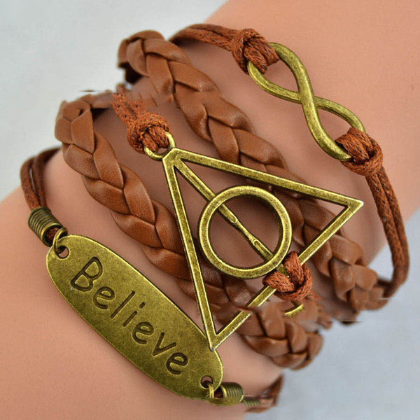 Harry Potter Deathly Hallows Multilayer Bangle