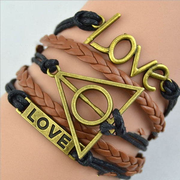 Harry Potter Deathly Hallows Multilayer Bangle