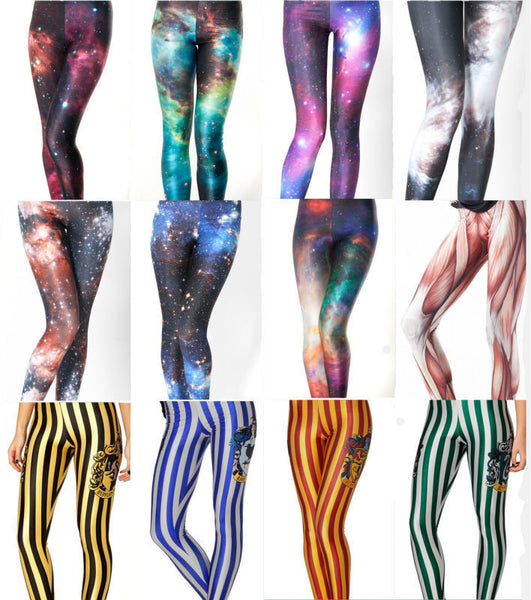 Women Leggings Astral Galaxy Harry Potter Collection